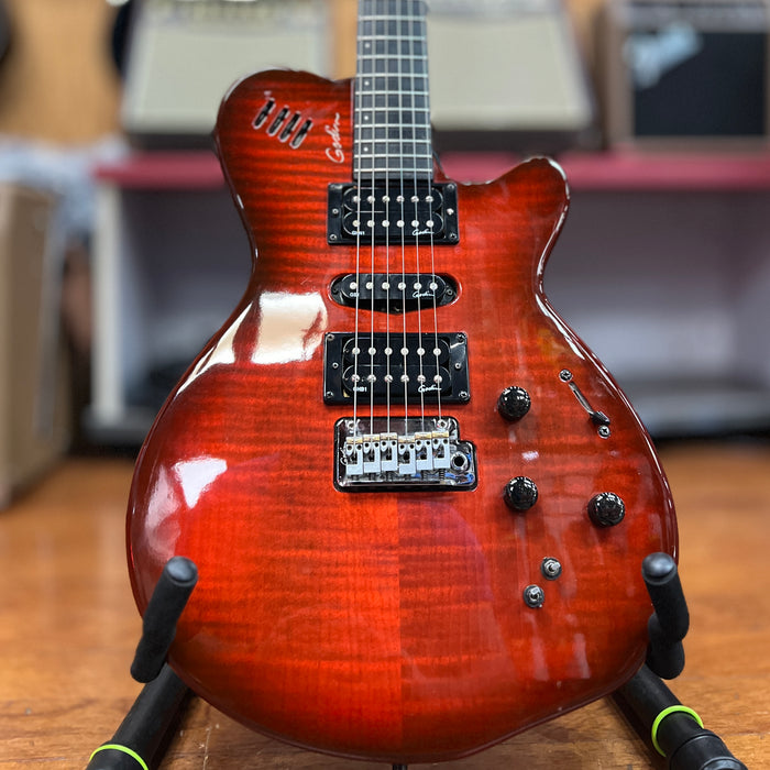USED Godin xtSA Multi-Voice Electric Guitar, Light Burst