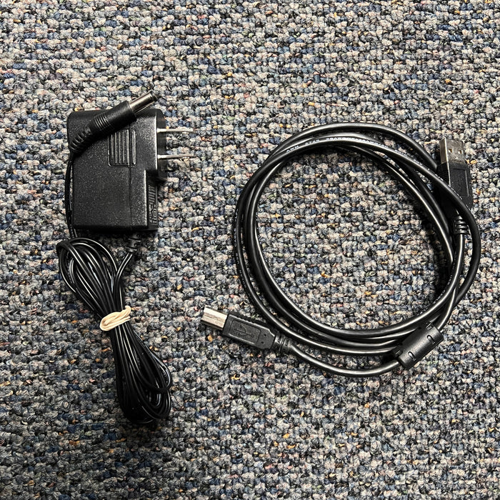 USED Golden Profit Electronics GPE053-050100 Power Supply and USB Cable (Compatible w/ Behringer U-PHORIA UMC404HD Interface)