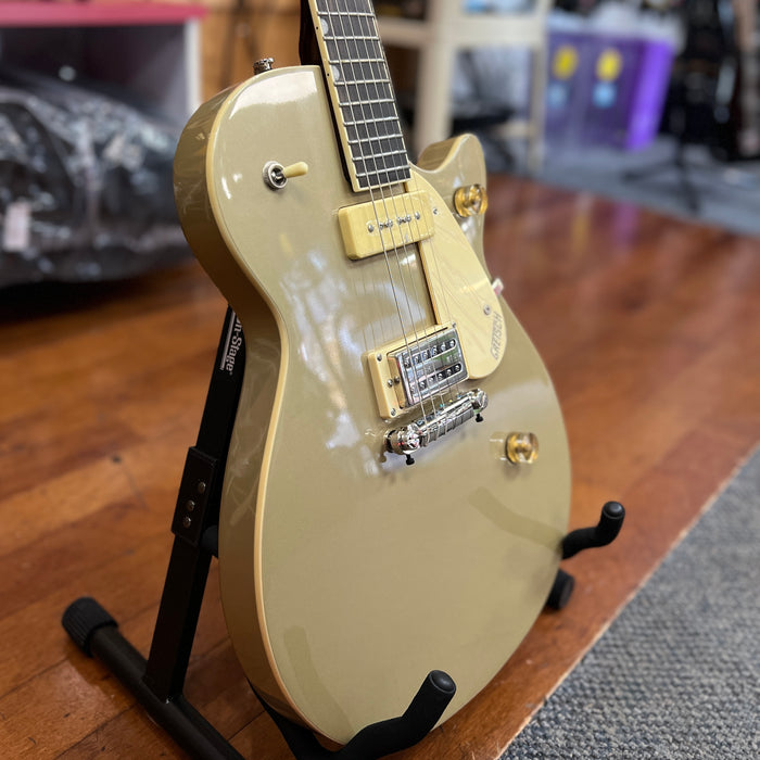 USED Gretsch G2215-P90 Streamliner Junior Jet Club Electric Guitar, Sahara Metallic