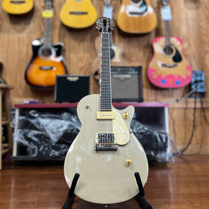 USED Gretsch G2215-P90 Streamliner Junior Jet Club Electric Guitar, Sahara Metallic