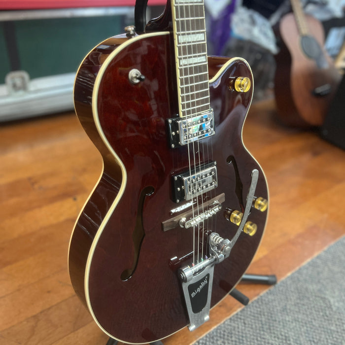 USED Gretsch Guitars G2420T Streamliner Single-Cutaway Hollowbody Electric Guitar With Bigsby Walnut Stain