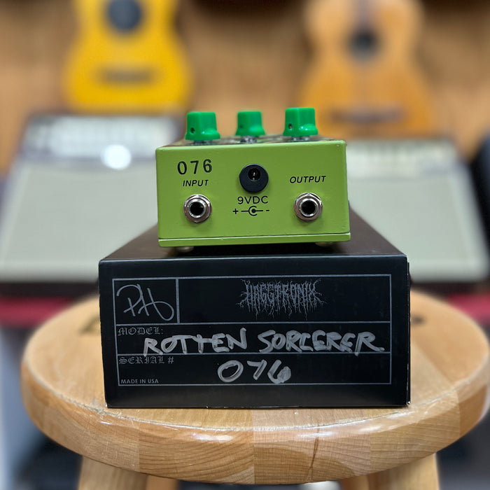 USED Haggtronix Rotten Sorcerer Fuzz Pedal SN#076