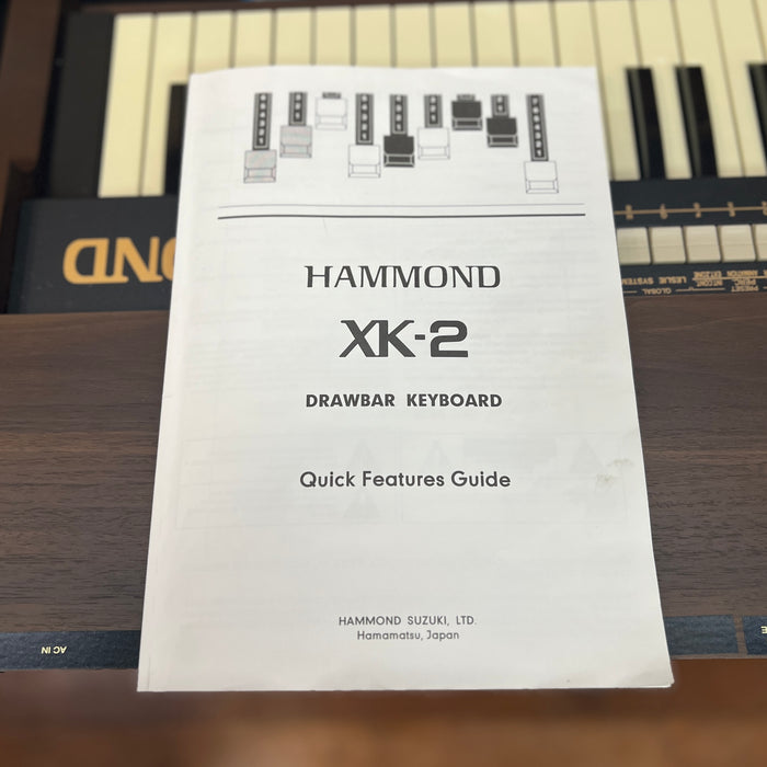 USED Hammond XK-2 61-Key Portable Organ with Drawbars w/ Box
