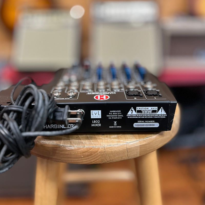 USED Harbinger LVL L802 Compact 6-Channel Mixer
