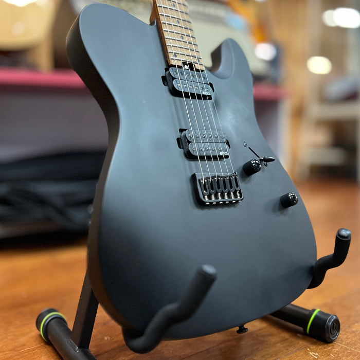 USED Harley Benton Pro Series Fusion T EMG-HT , Roasted SBK  Matte Black