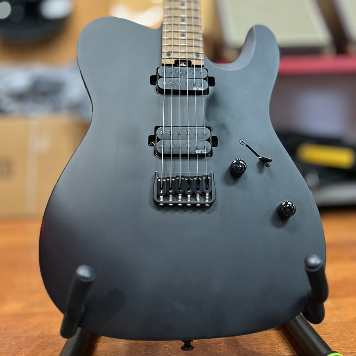 USED Harley Benton Pro Series Fusion T EMG-HT , Roasted SBK  Matte Black