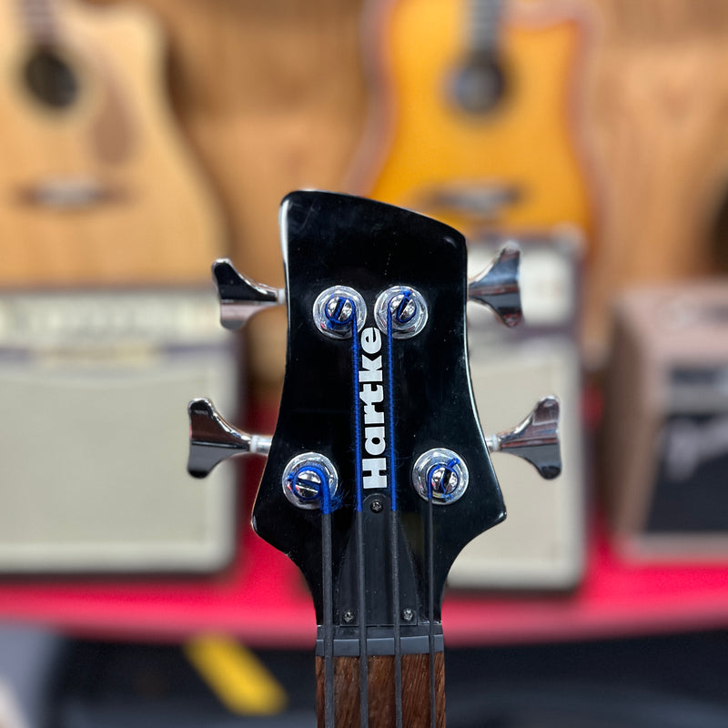 USED Hartke AK4 Electric Bass CUSTOM FRETLESS, Black