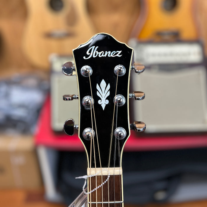 USED Ibanez AEG12II-NMH Acoustic-Electric Guitar, Natural Mahogany