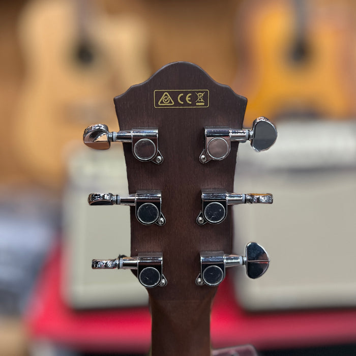USED Ibanez AEG12II-NMH Acoustic-Electric Guitar, Natural Mahogany