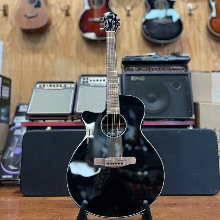USED Ibanez AEG50L Grand Concert Acoustic-Electric Guitar, Left Handed Black