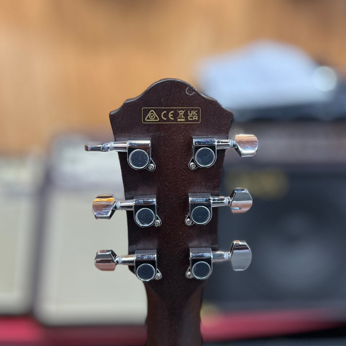 USED Ibanez AEG50L Grand Concert Acoustic-Electric Guitar, Left Handed Black