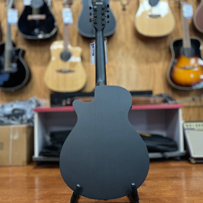 USED Ibanez AEG721 7-String Acoustic Electric Guitar, Black