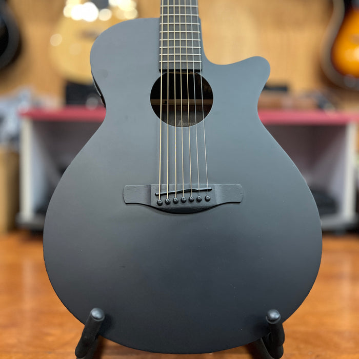 USED Ibanez AEG721 7-String Acoustic Electric Guitar, Black