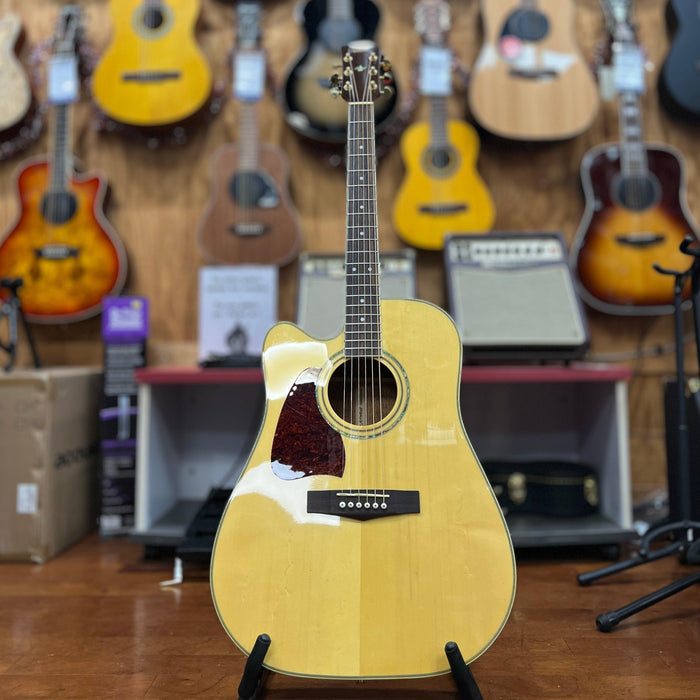 USED Ibanez AW-100LCE Left-Handed Acoustic-Electric Guitar, Natural