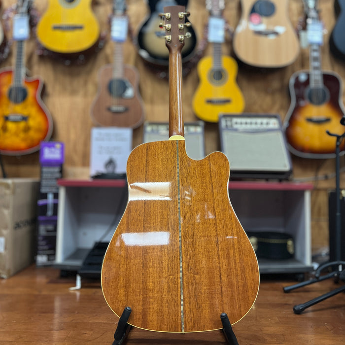 USED Ibanez AW-100LCE Left-Handed Acoustic-Electric Guitar, Natural