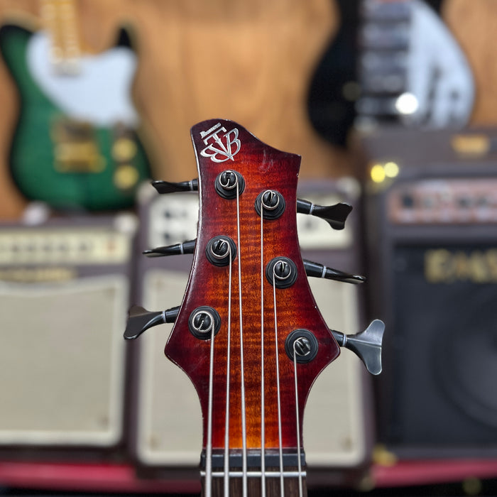 USED Ibanez BTB20TH6 Limited Edition Electric Bass, Brown Topaz Burst Low Gloss