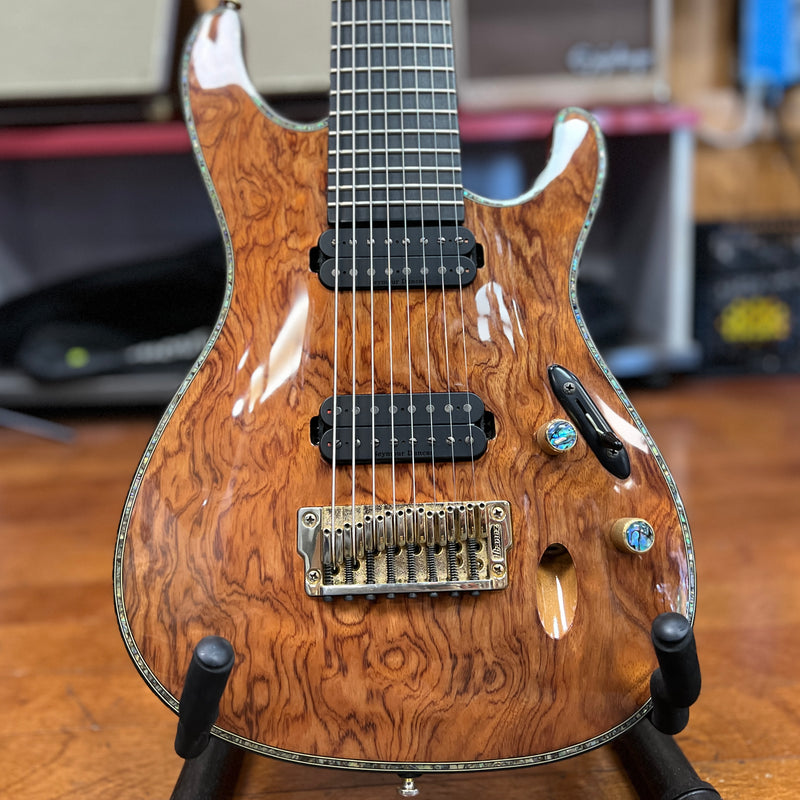USED Ibanez Iron Label S Series SIX28FDBG 8-String Electric Guitar w/ Case