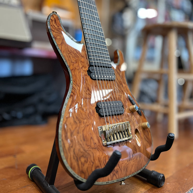 USED Ibanez Iron Label S Series SIX28FDBG 8-String Electric Guitar w/ Case
