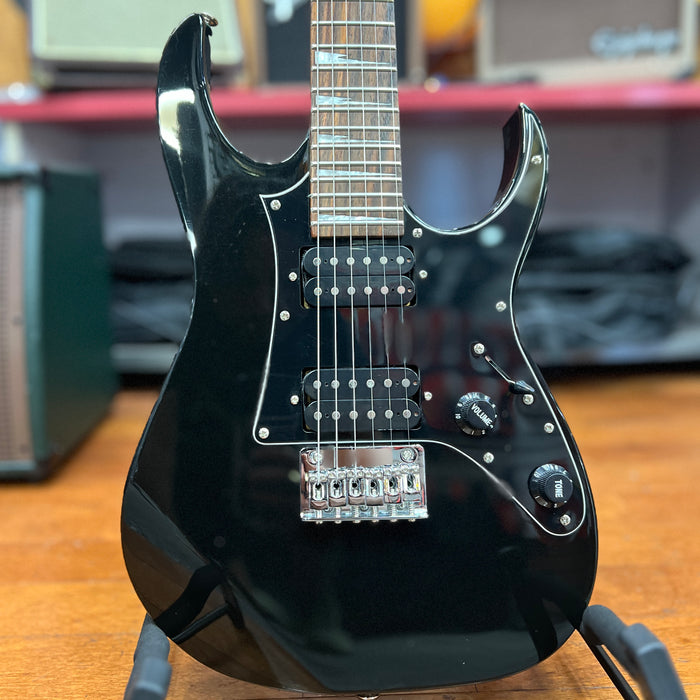 USED Ibanez Mikro GRGM21BKN Short-Scale Electric Guitar, Black