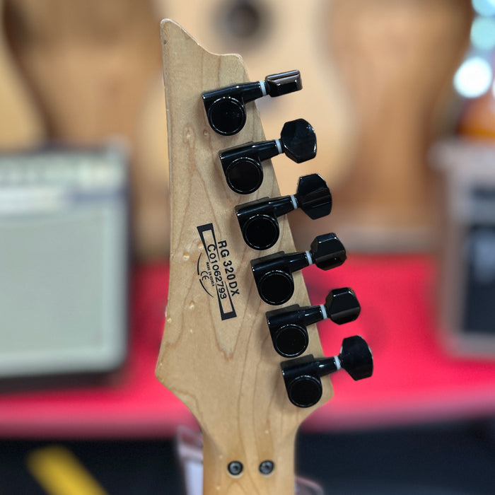 USED Ibanez RG320DX Solidbody Electric Guitar, Black
