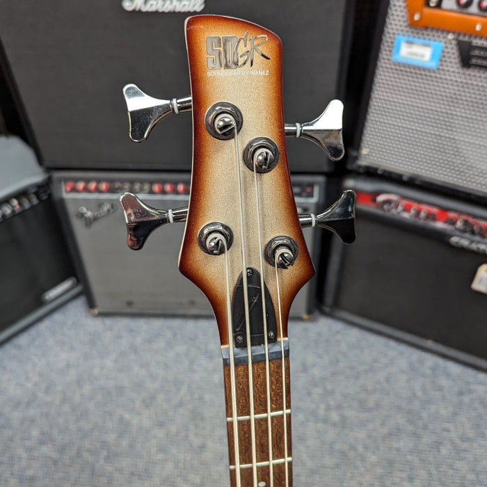USED Ibanez SR300E CCB Electric 4 String Electric Bass, Charred Champagne Burst