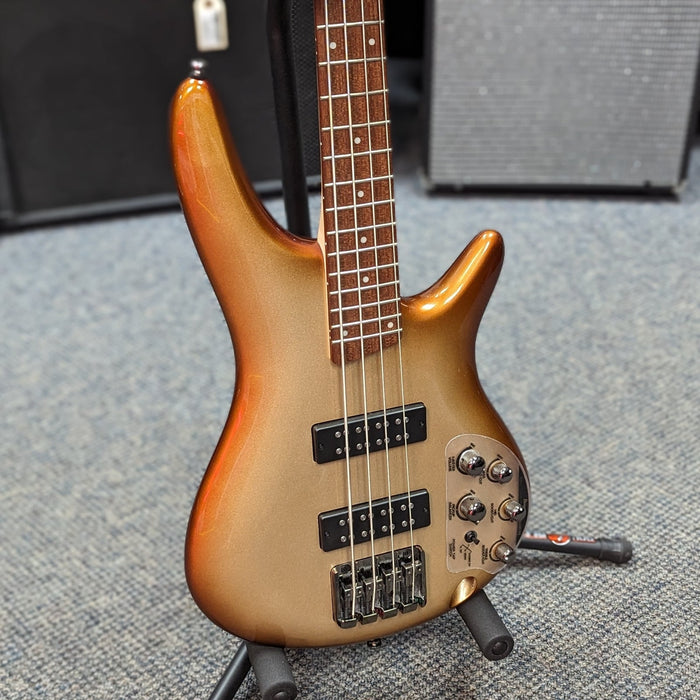 USED Ibanez SR300E CCB Electric 4 String Electric Bass, Charred Champagne Burst