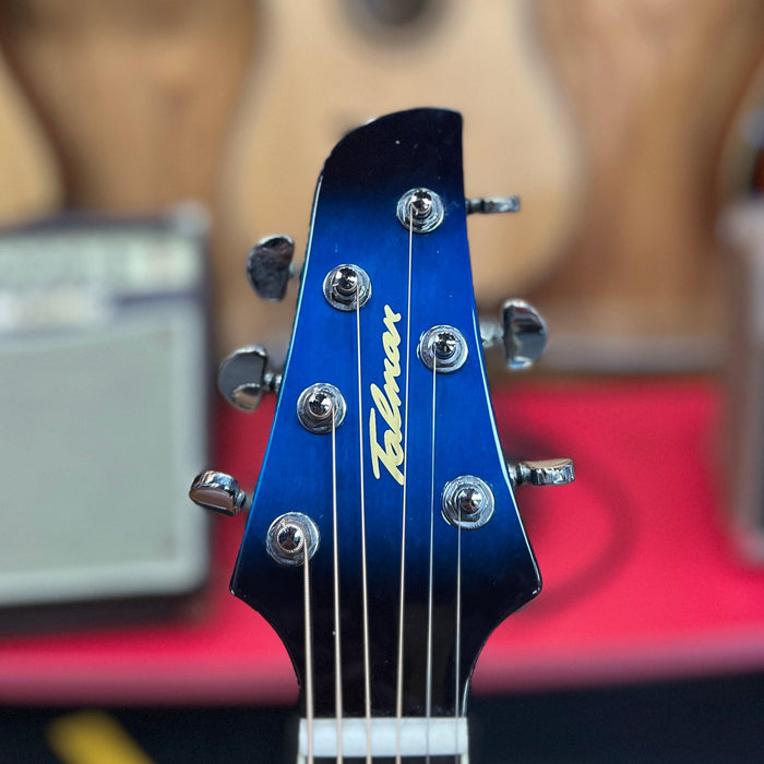 USED Ibanez Talman TCY10E-TBS Acoustic-Electric Guitar, Transparent Blue Sunburst