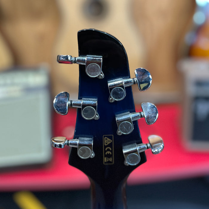 USED Ibanez Talman TCY10E-TBS Acoustic-Electric Guitar, Transparent Blue Sunburst