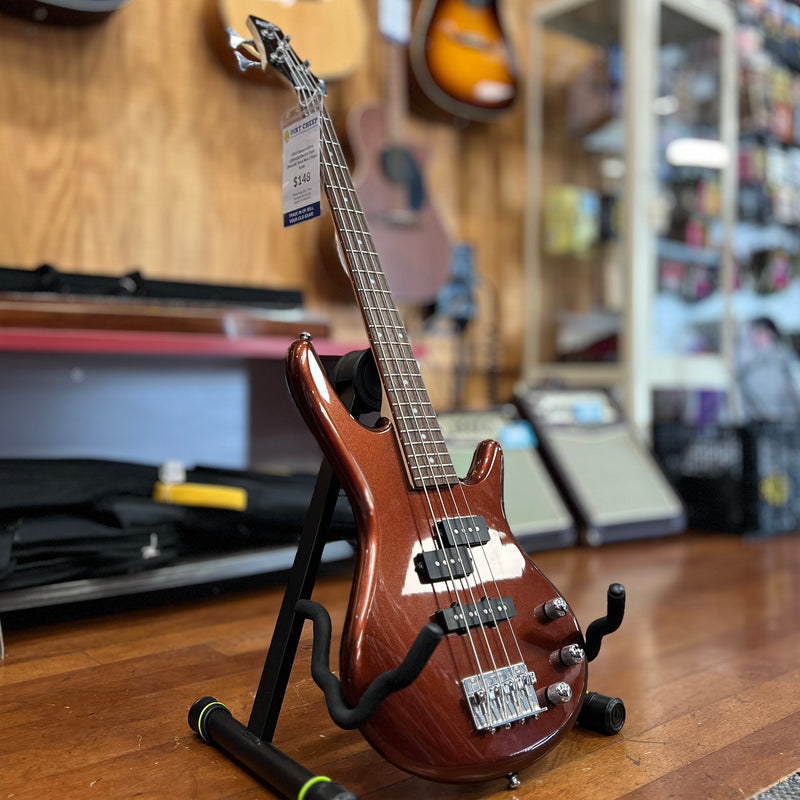 USED Ibanez miKro GSRM20 Electric Bass (Metallic Root Beer) Short Scale