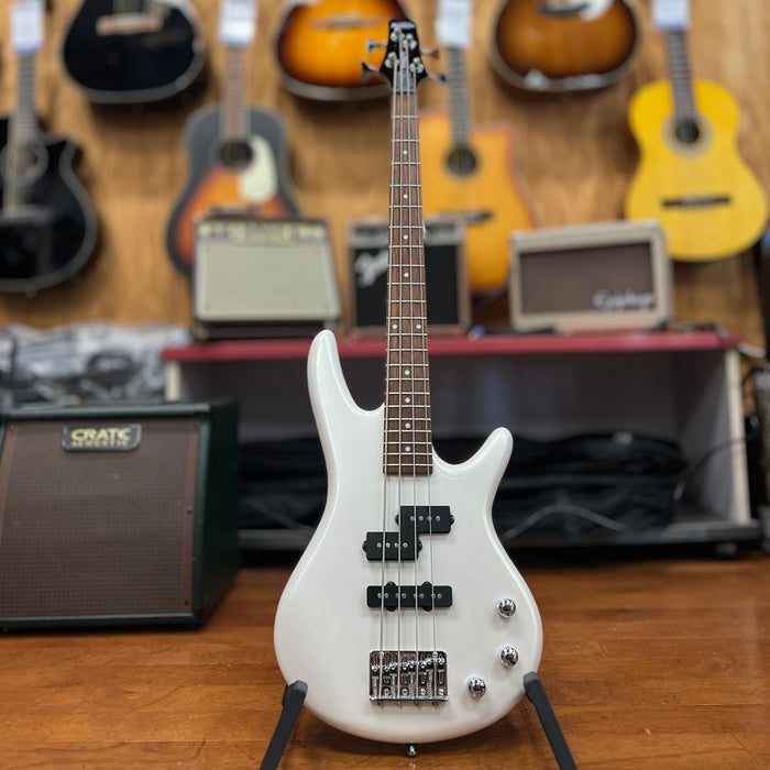 USED Ibanez miKro GSRM20 Electric Bass (Pearl White) Short Scale
