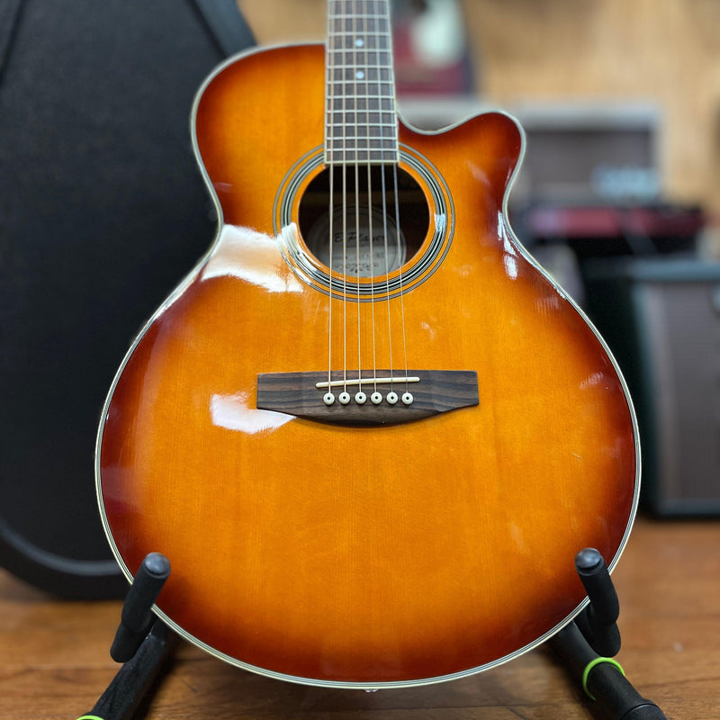 USED J.B Player JBEA60RS Acoustic /Electric Guitar w/ Hard Case