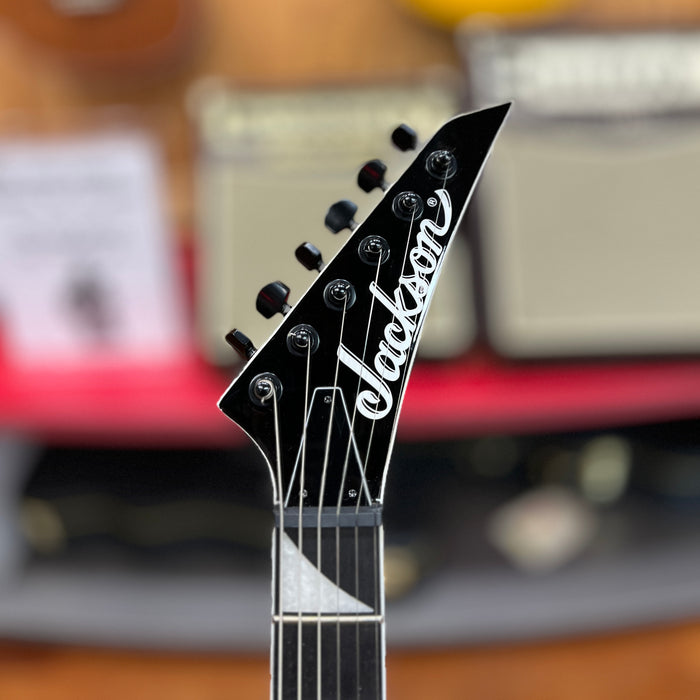 USED Jackson JS Series Dinky JS20 DKQ 2PT Electric Guitar, Trans Green