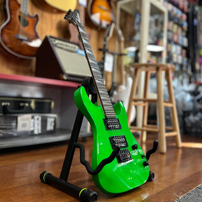 USED Jackson JS Series Dinky Minion JS1X Electric Guitar - Neon Green