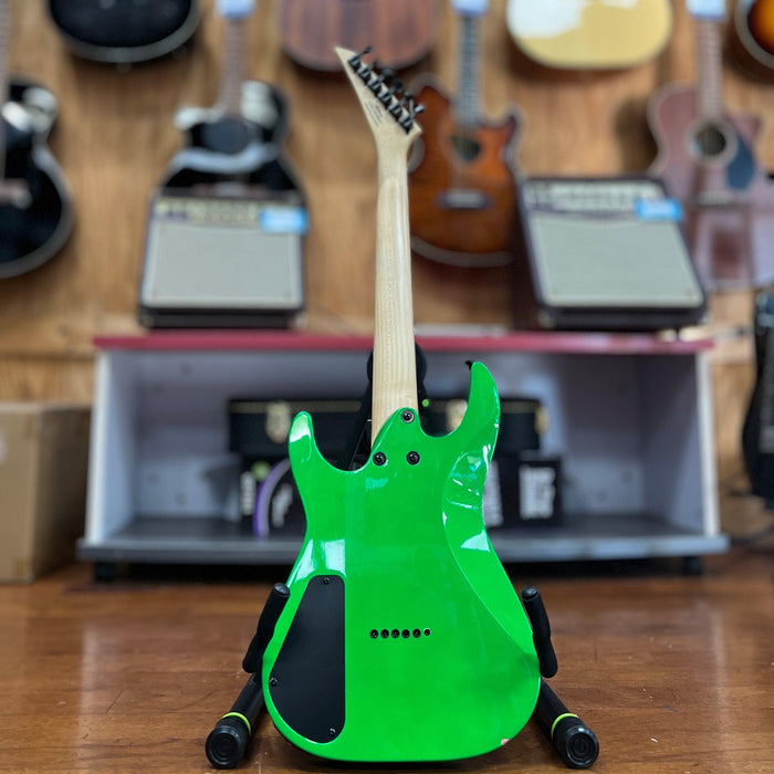 USED Jackson JS Series Dinky Minion JS1X Electric Guitar - Neon Green