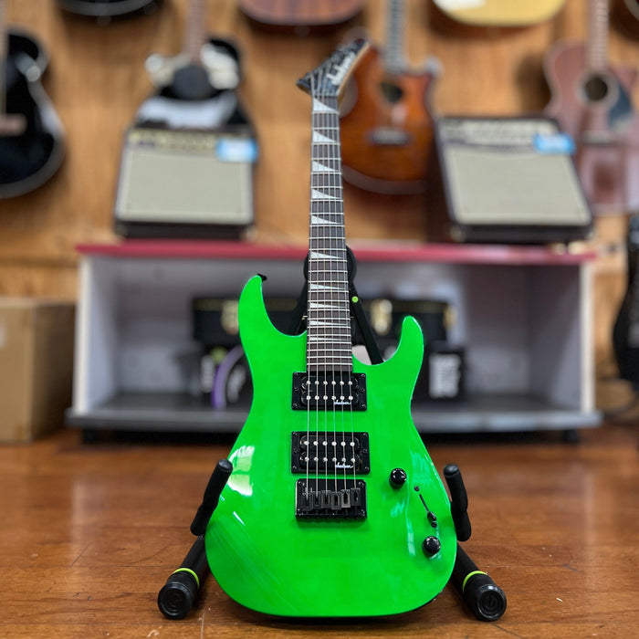 USED Jackson JS Series Dinky Minion JS1X Electric Guitar - Neon Green