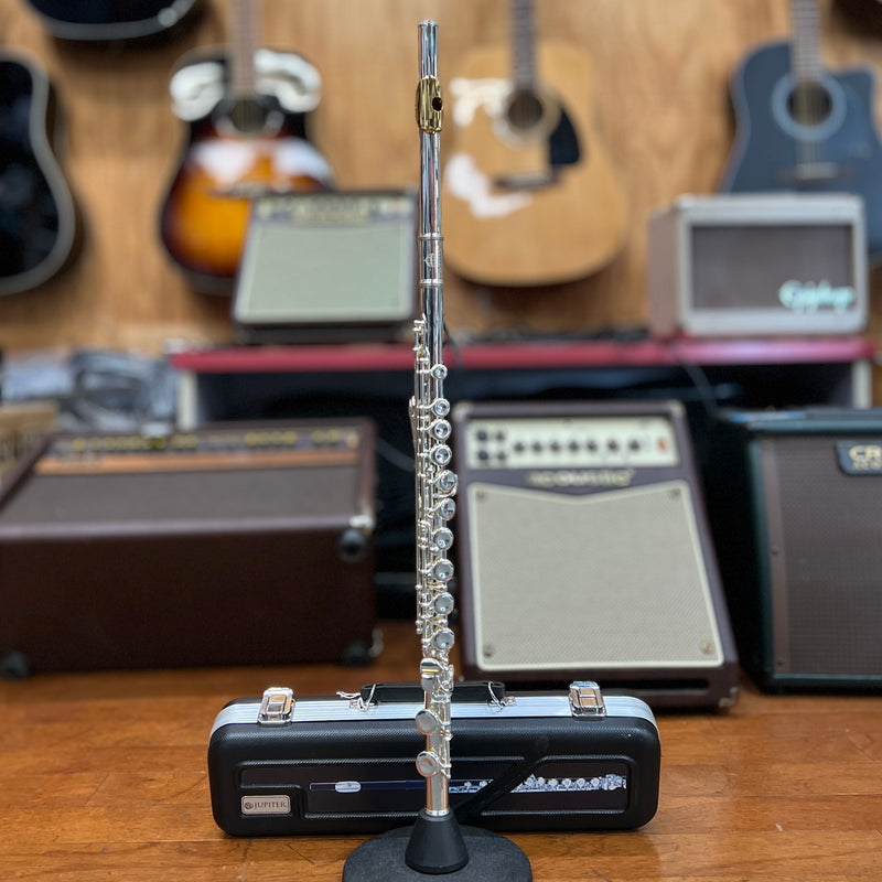 USED Jupiter CEF-510 Student Flute Outfit, Gold Lip Plate