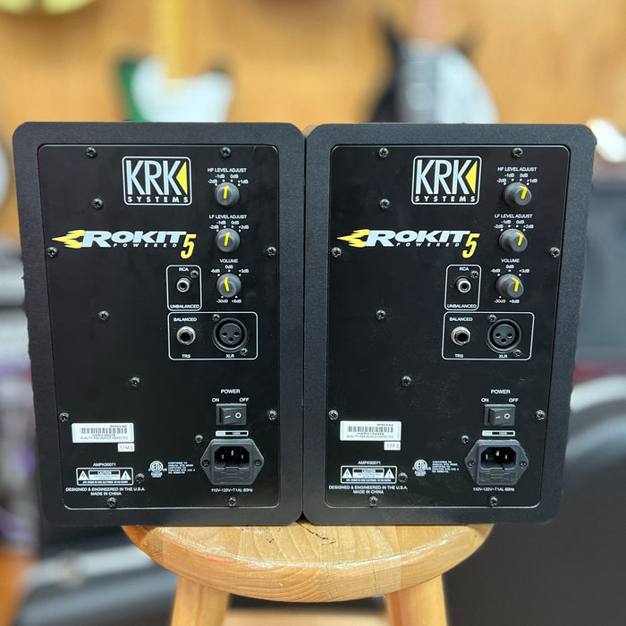 USED KRK RP5G3 ROKIT 5 G3 5'' 2-Way Powered Studio Monitors (Pair)