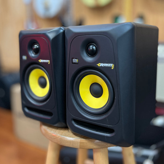 USED KRK RP5G3 ROKIT 5 G3 5'' 2-Way Powered Studio Monitors (Pair)