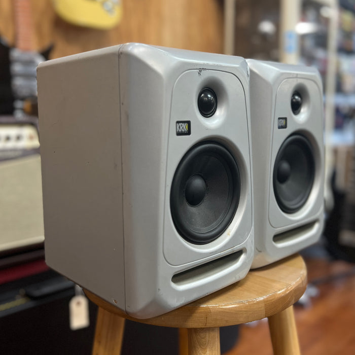USED KRK Rokit 5 G2 Studio Monitor PAIR, Silver