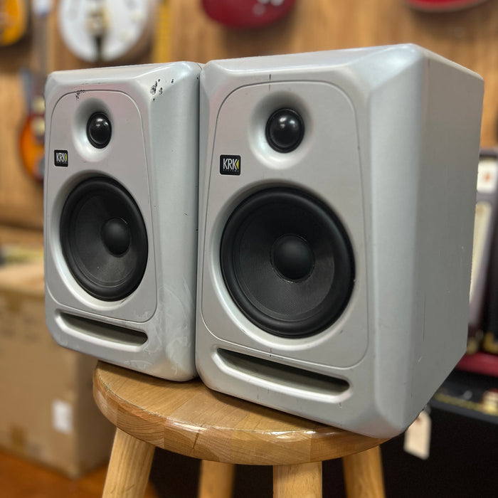 USED KRK Rokit 5 G2 Studio Monitor PAIR, Silver