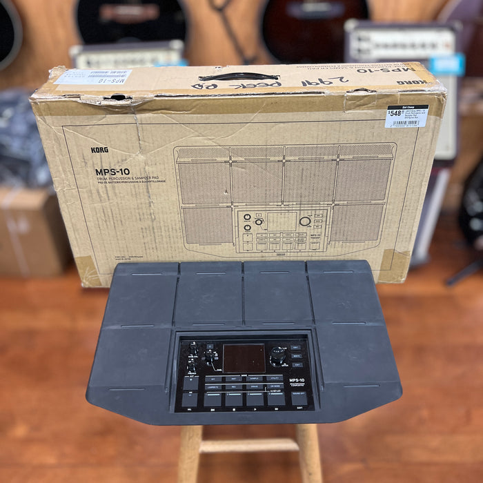 USED Korg MPS-10 Drum Percussion and Sampler Pad w/ Original Box