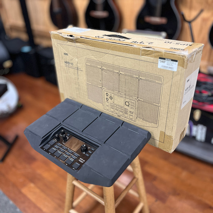 USED Korg MPS-10 Drum Percussion and Sampler Pad w/ Original Box