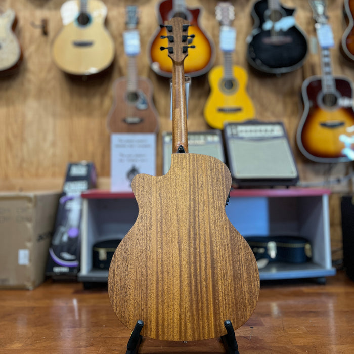 USED LAG Tramontane T70ACE Auditorium Cutaway Acoustic-Electric Guitar, Satin Natural