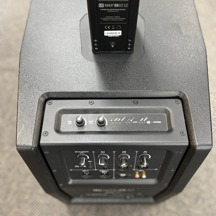 USED LD Systems MAUI 28 G2 Compact Column Bluetooth PA System w/ Gig Bags