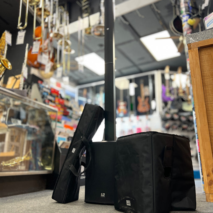 USED LD Systems MAUI 28 G2 Compact Column Bluetooth PA System w/ Gig Bags