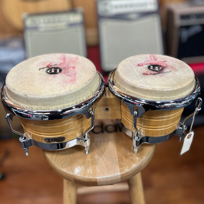 USED LP Latin Percussion Generation II Professional Bongo Set, Natural