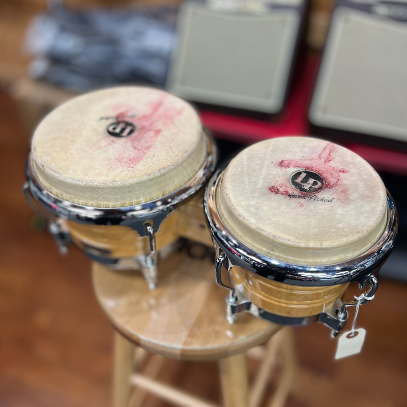 USED LP Latin Percussion Generation II Professional Bongo Set, Natural