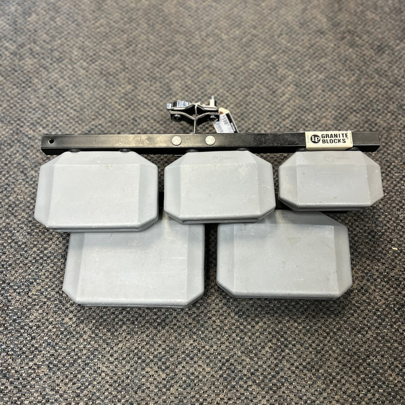 USED Latin Percussion LP Granite Blocks