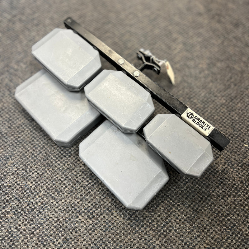 USED Latin Percussion LP Granite Blocks