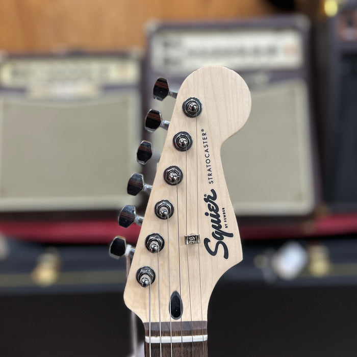 USED Limited Edition Squier Sonic Stratocaster HT Electric Guitar, Fiesta Red